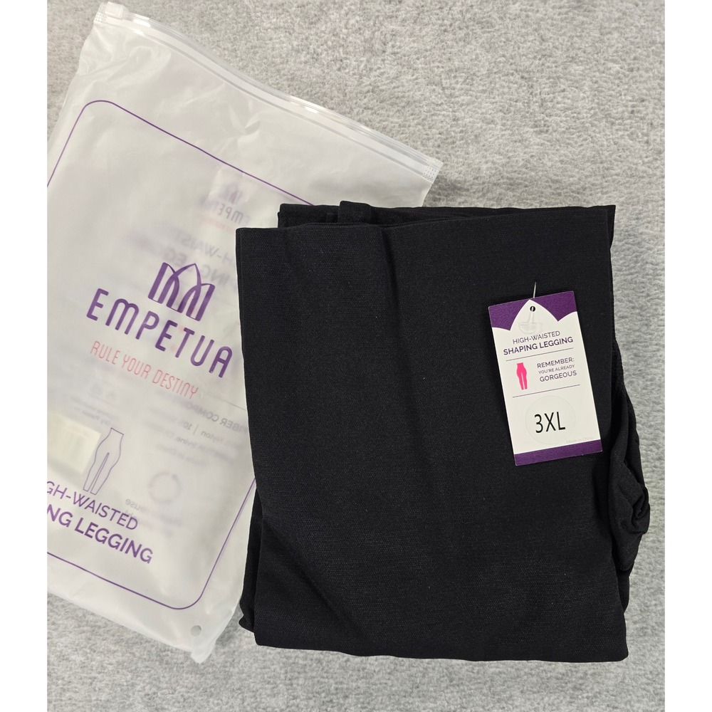 Empetua Shaping Legging Womens 3XL Black High Waisted Compression Shapermint